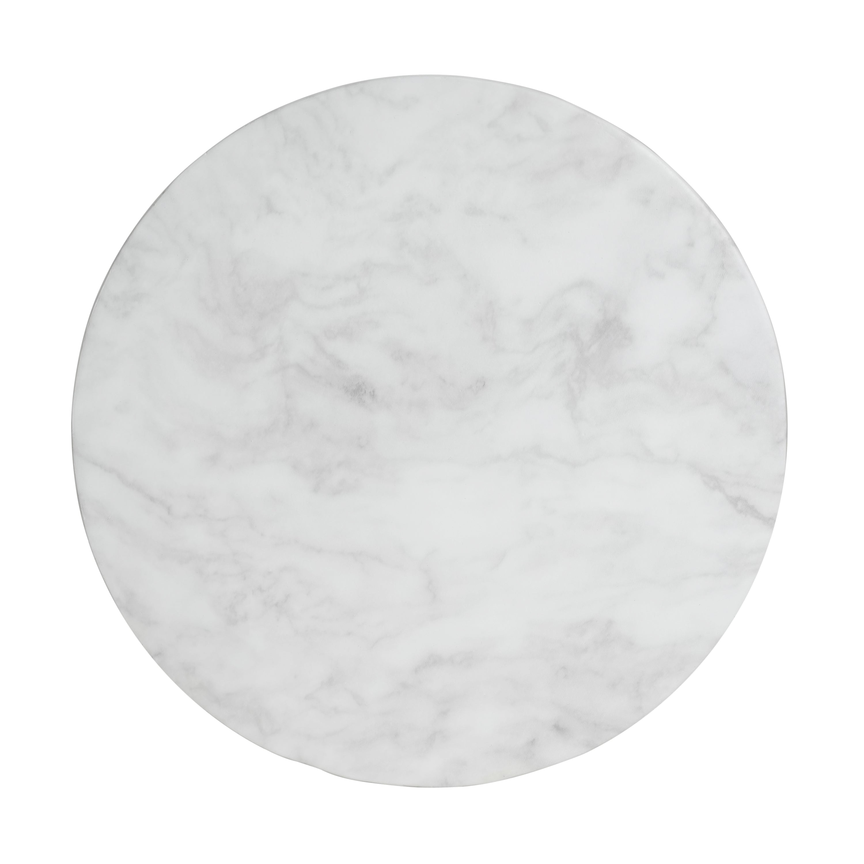 Outdoor Ponti Travertine Side Table,White