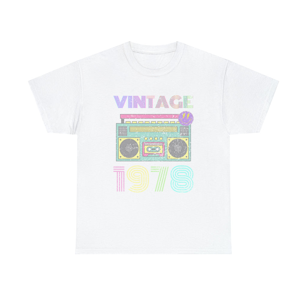 Mens Vintage 1978 Theme T-Shirt
