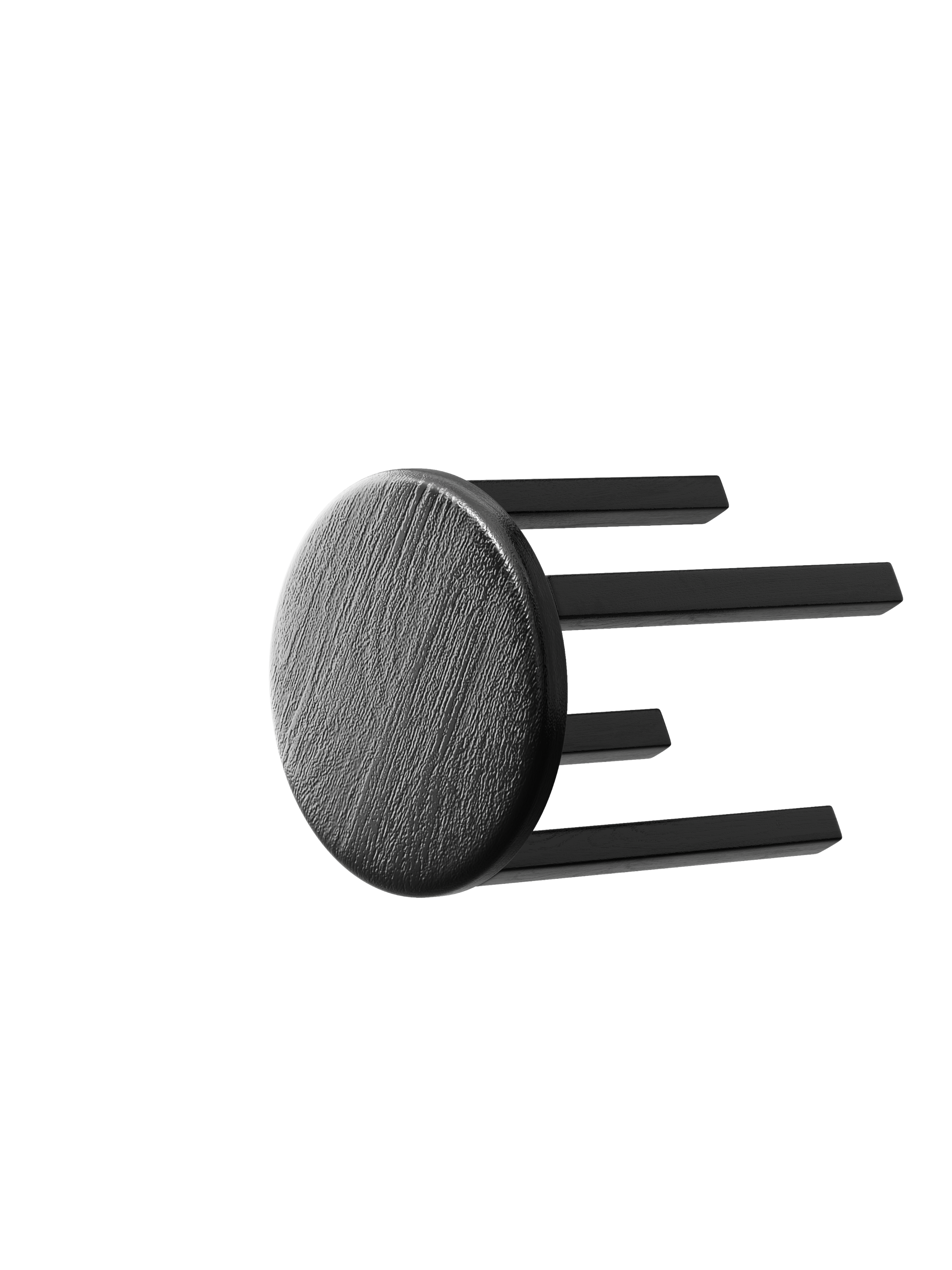 100% solid wood stackable stools set of 4, wooden stools, 18-inch stools, stacking stools, nesting tables, sturdy and durable, no installation required, top stackable round side table