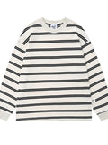Striped Round Neck Long Sleeve T-Shirt