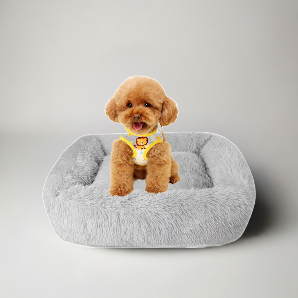 Best Washable Gray Plush Beds for Cats and Dogs