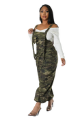 Oversized Camouflage Overalls