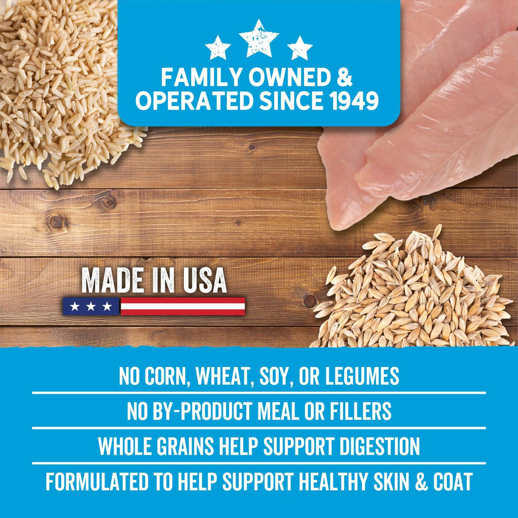 BestBy04/25 Evolve Simply Six Chicken Brown Rice Dog Food 4 lb Bag