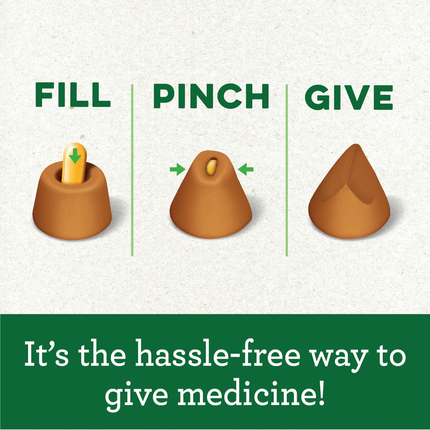 BestBy07/25 Greenies Feline Pill Pockets Cat Treats Chicken Flavor 1.6oz 45ct