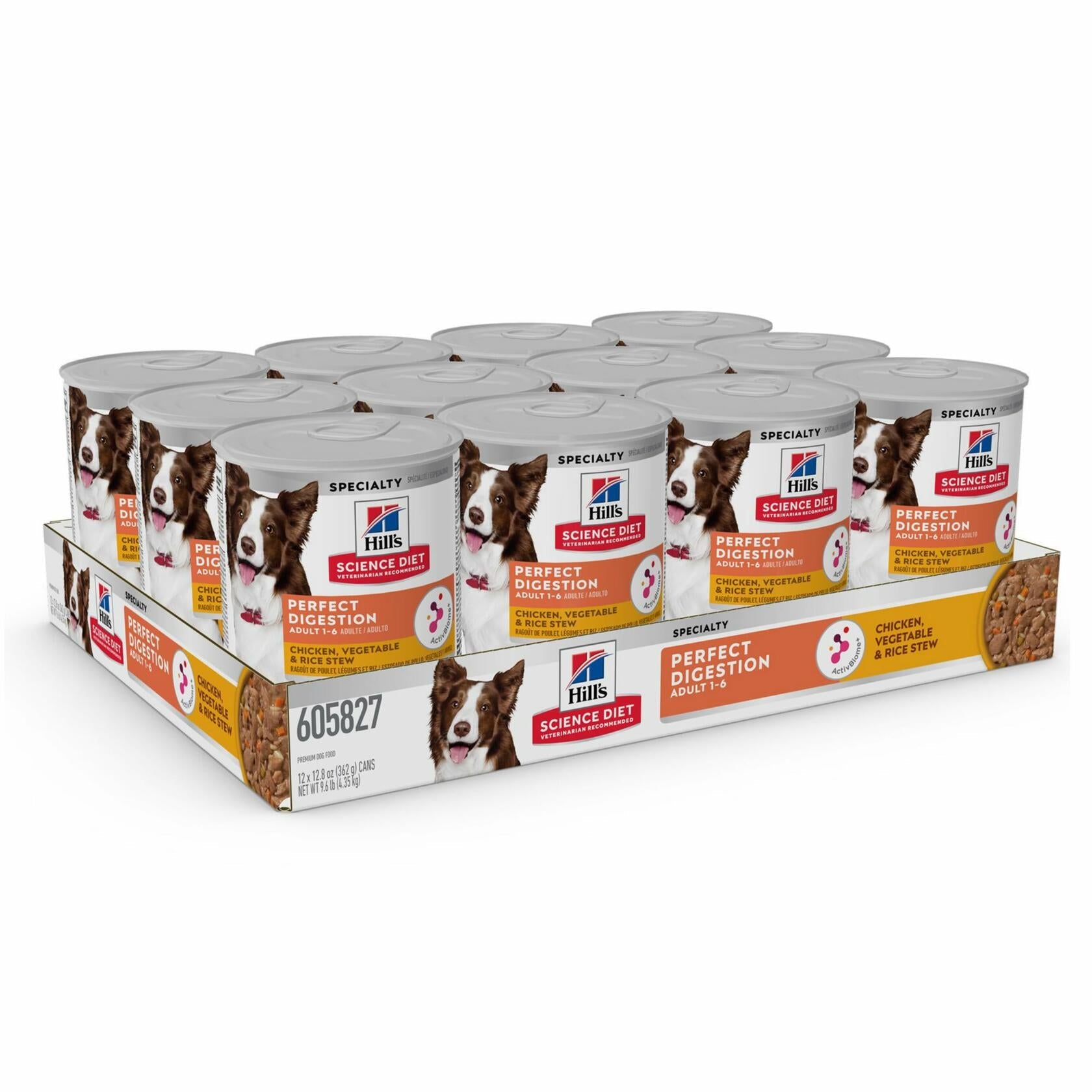 BestBy1026 Hill's Science Diet Adult 1-6 Digestive Support Wet Dog Food 12.5oz