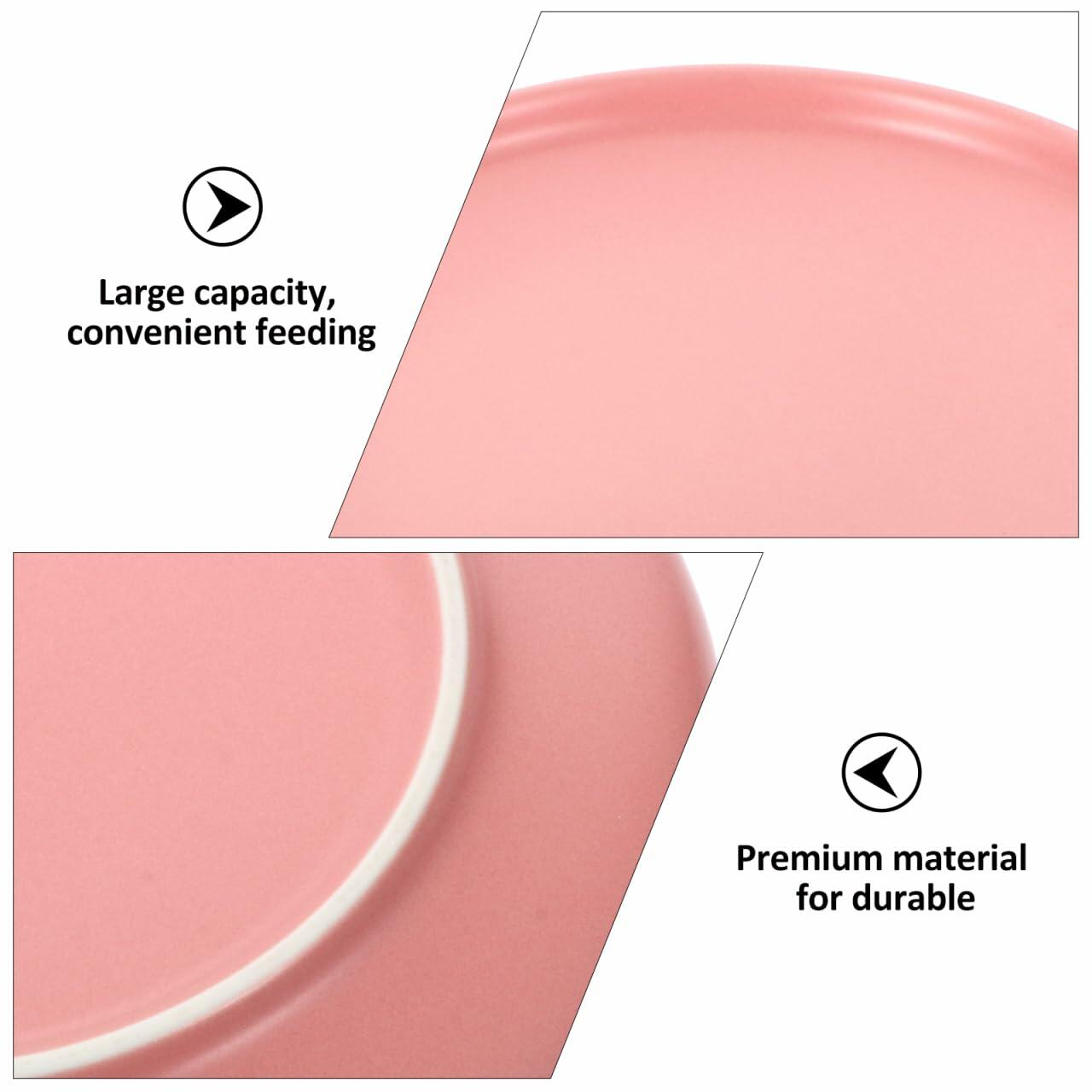 Balacoo Ceramic Cat Food Bowl Shallow Whisker Friendly Indoor Dish