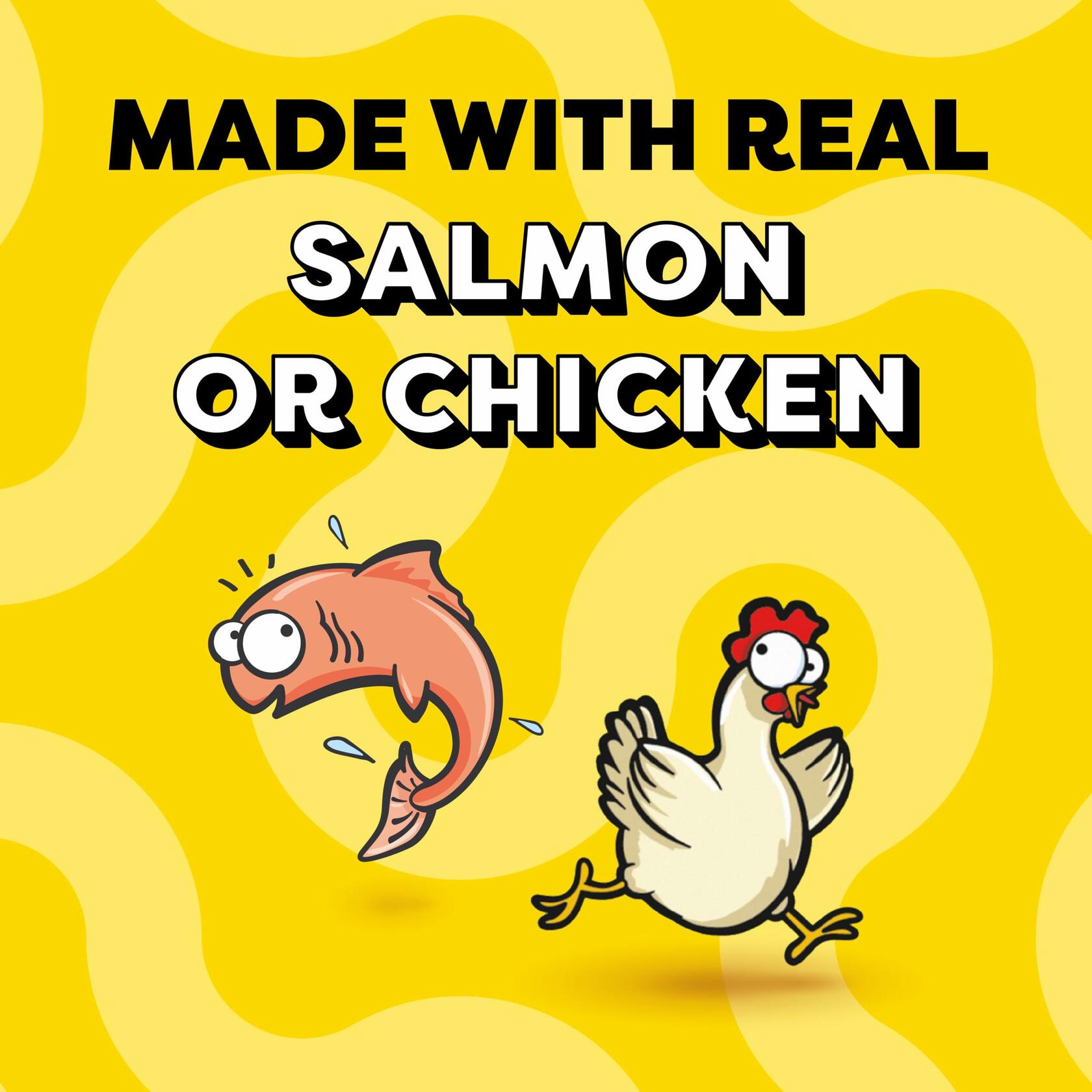 BestBy12/26 Temptations Creamy Puree Cat Treats Chicken & Salmon 16 Pouches