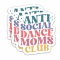 (3Pcs) In My Dance Mom Era Sticker Waterproof Vinyl 3x2.8 Inch Decal