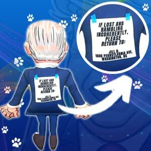 Pesky Patriot Sleepy Joe Biden Dog Toy Let’s Go Brandon 12" Durable Polyester