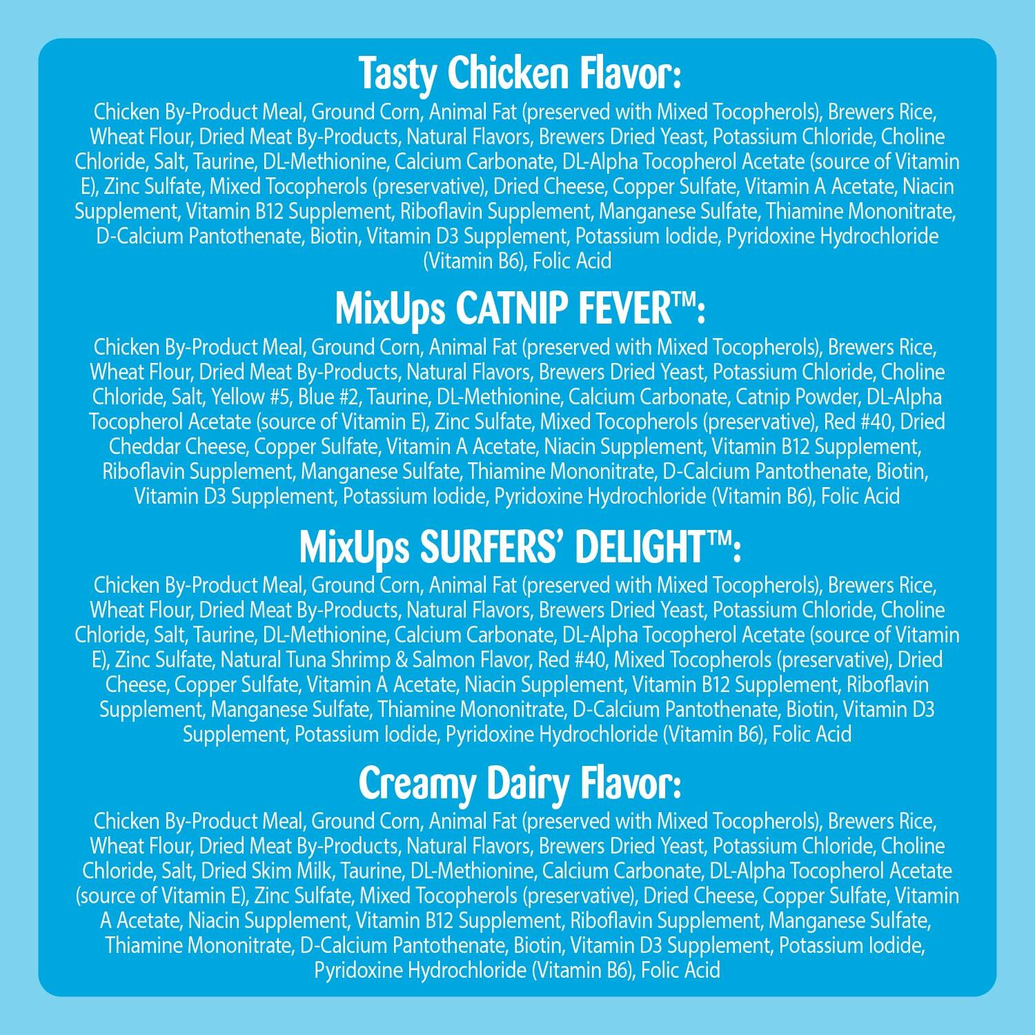 BestBy12/25 Temptations Cat Treats Variety Pack Crunchy & Soft 6.3oz 4 Pack