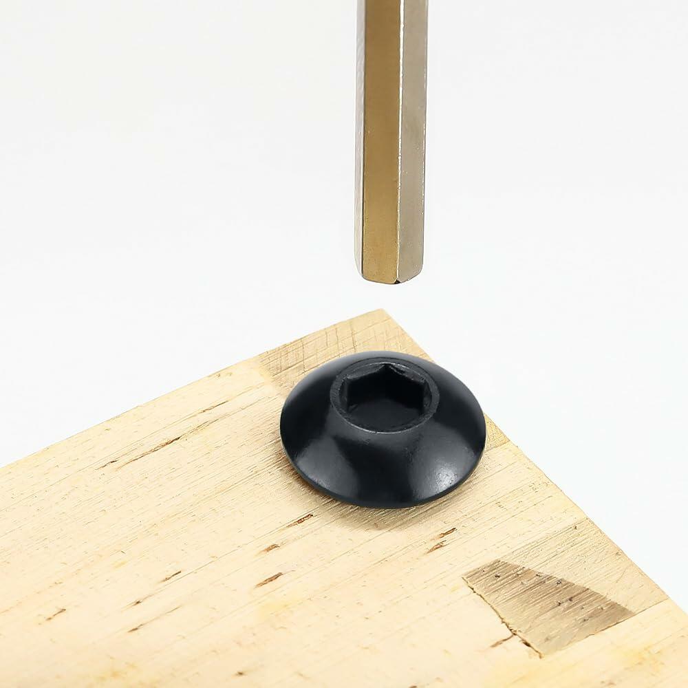 1/4-20 x 1-1/4" Stainless Button Socket Cap Screws 25pcs w/ Hex Wrench