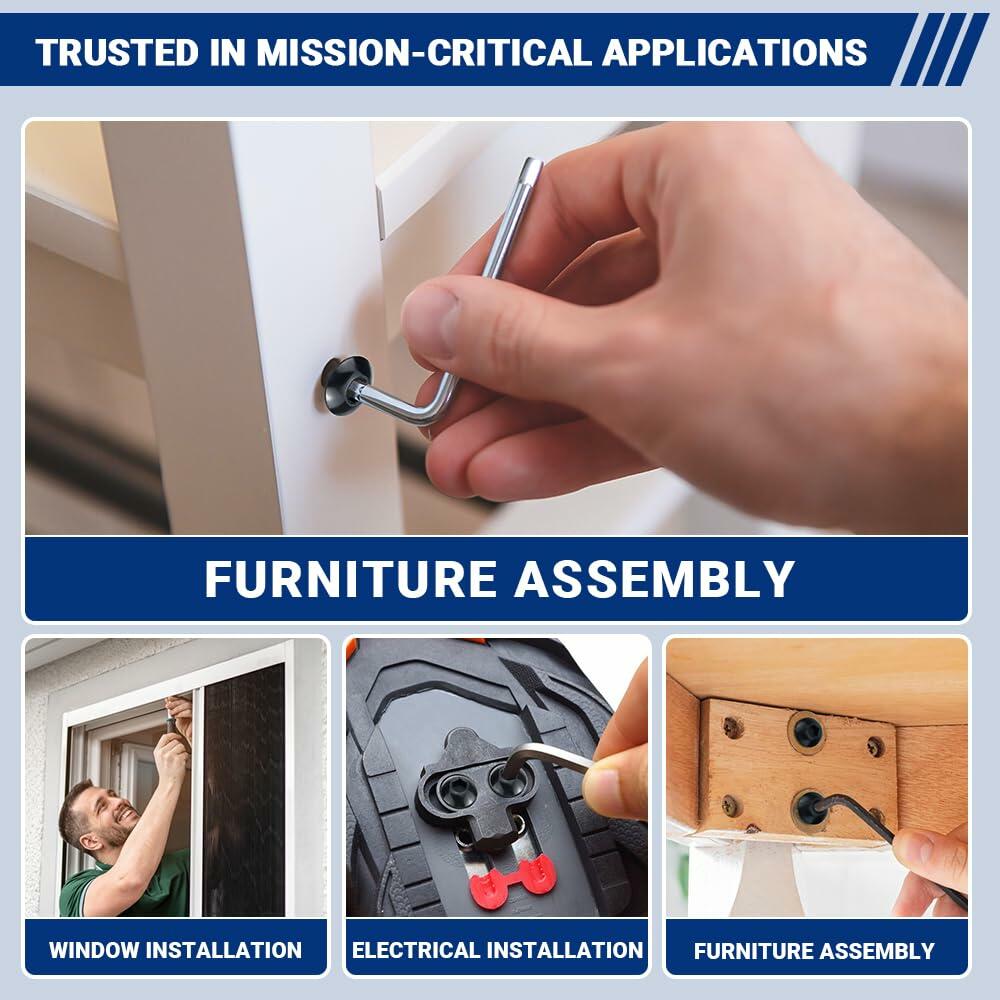 1/4-20 x 1-1/4" Stainless Button Socket Cap Screws 25pcs w/ Hex Wrench