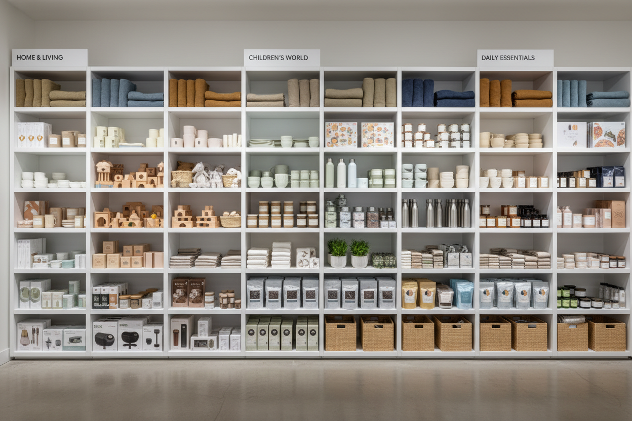 Organized Product Display