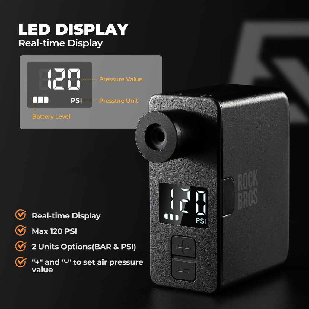 ROCKBROS AS1 Pro Mini Pump Electric Air Pump