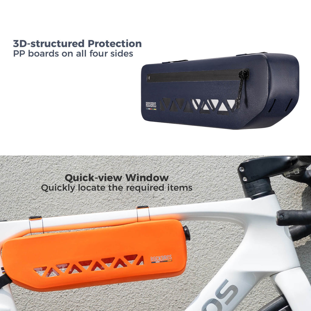 Road To Sky Bike Frame Bag 100% Waterproof 1.7L