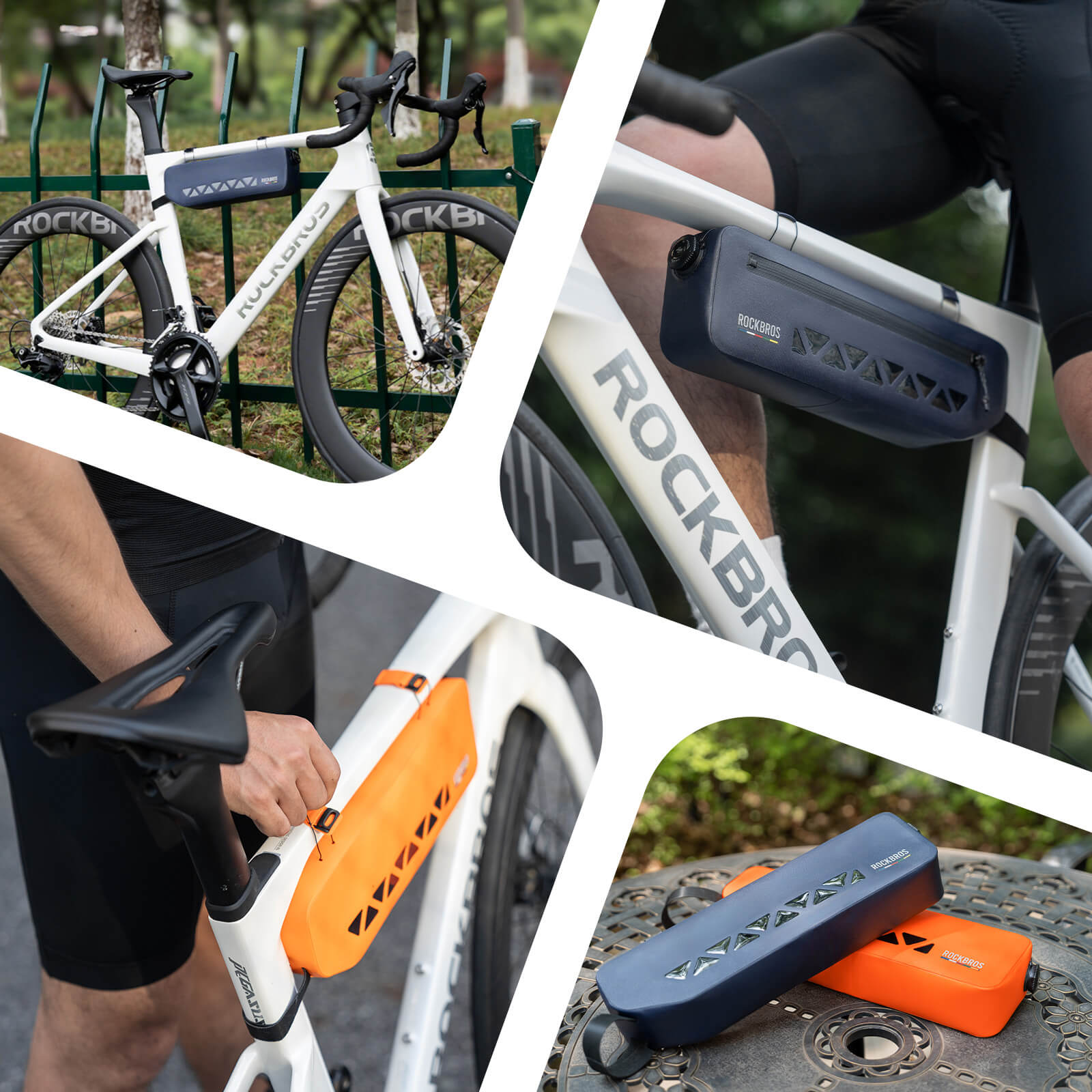 Road To Sky Bike Frame Bag 100% Waterproof 1.7L