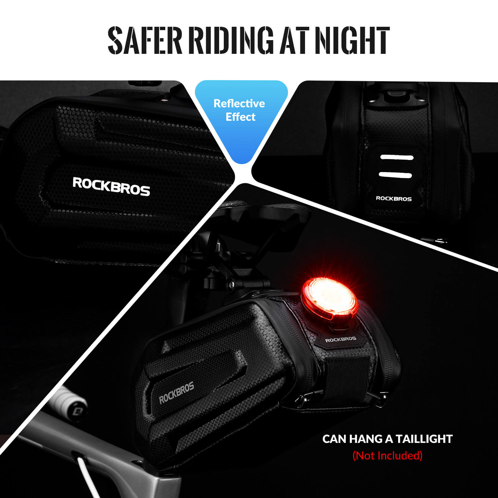 Bike Saddle Bag Hard Shell 1.7L