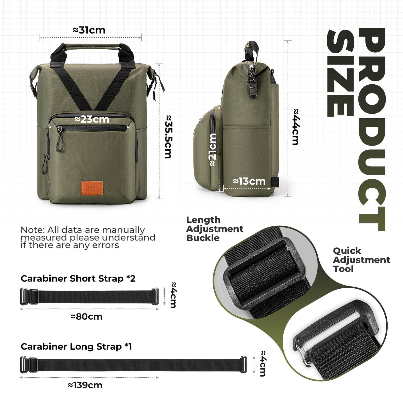 Brompton Folding Bike Handlebar Bag Backpack - 11.5L