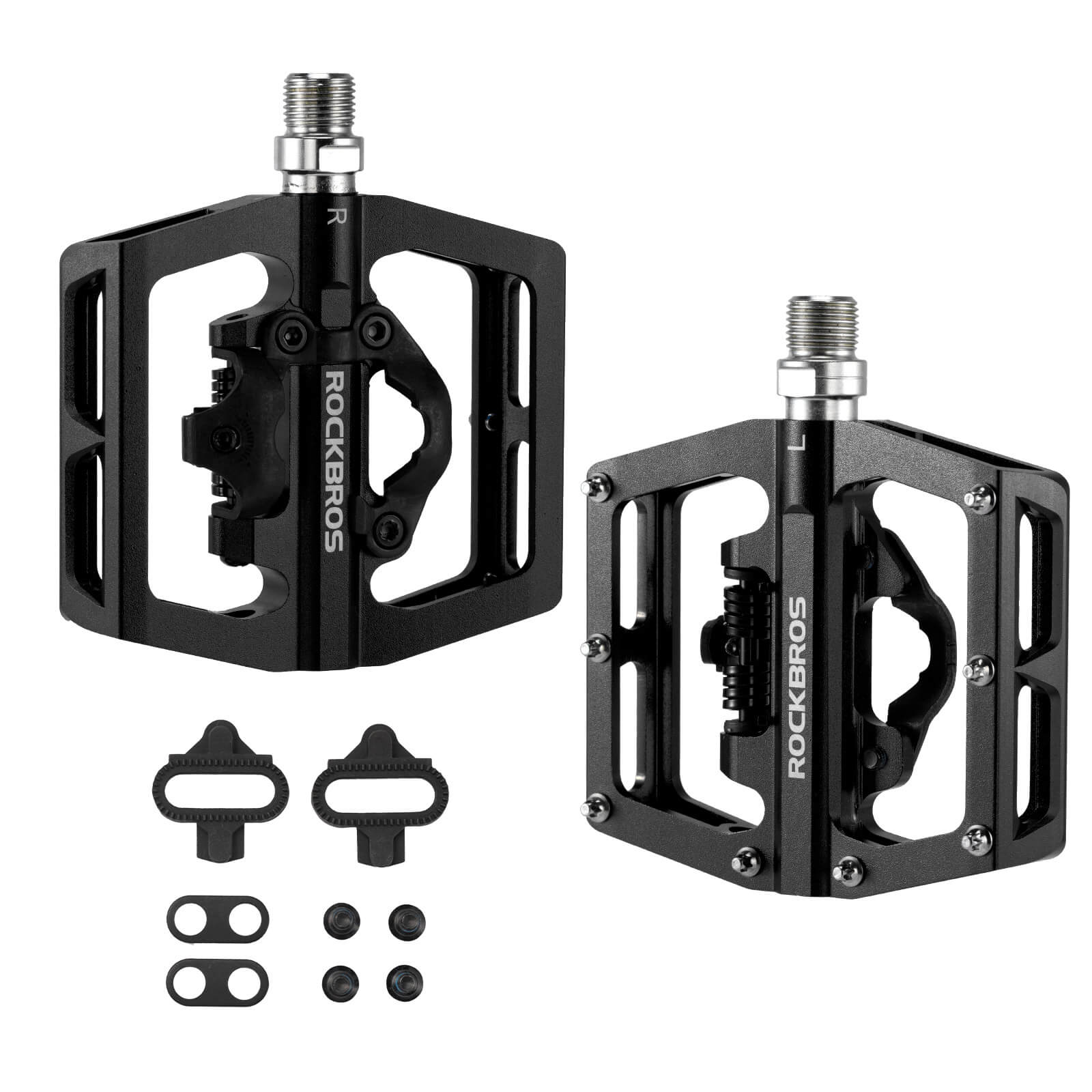 Dual-Use Clipless & Flat Bike Pedals