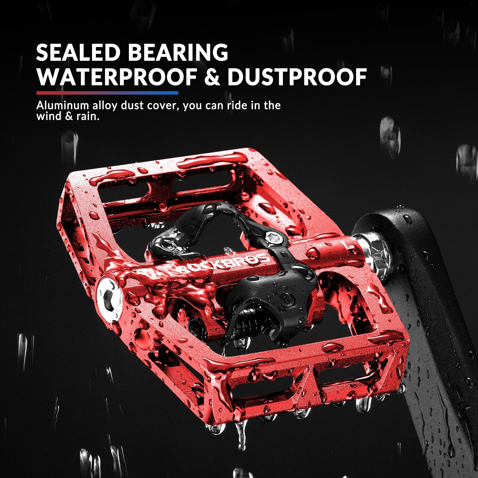 Dual-Use Clipless & Flat Bike Pedals