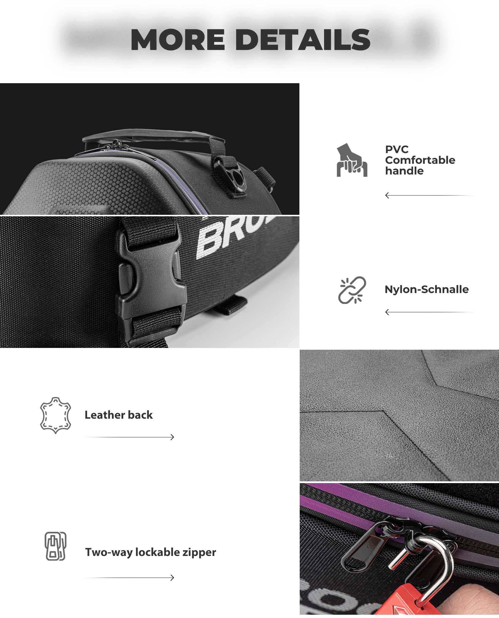 Motorcycle Hard Shell Tail Bag