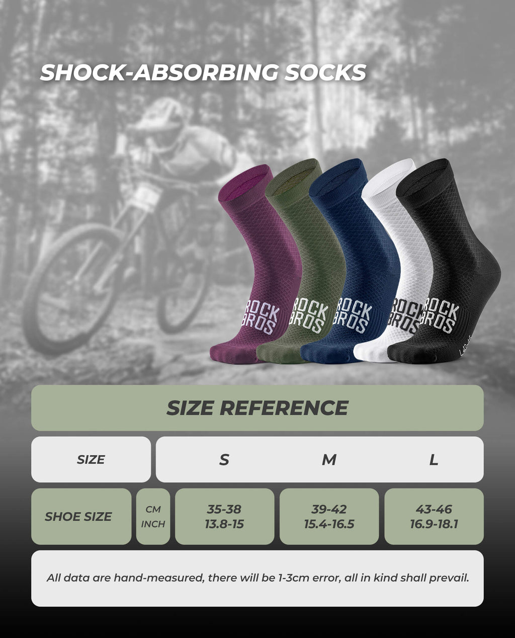 ROAD-TO-SKY Breathable Cycling Socks