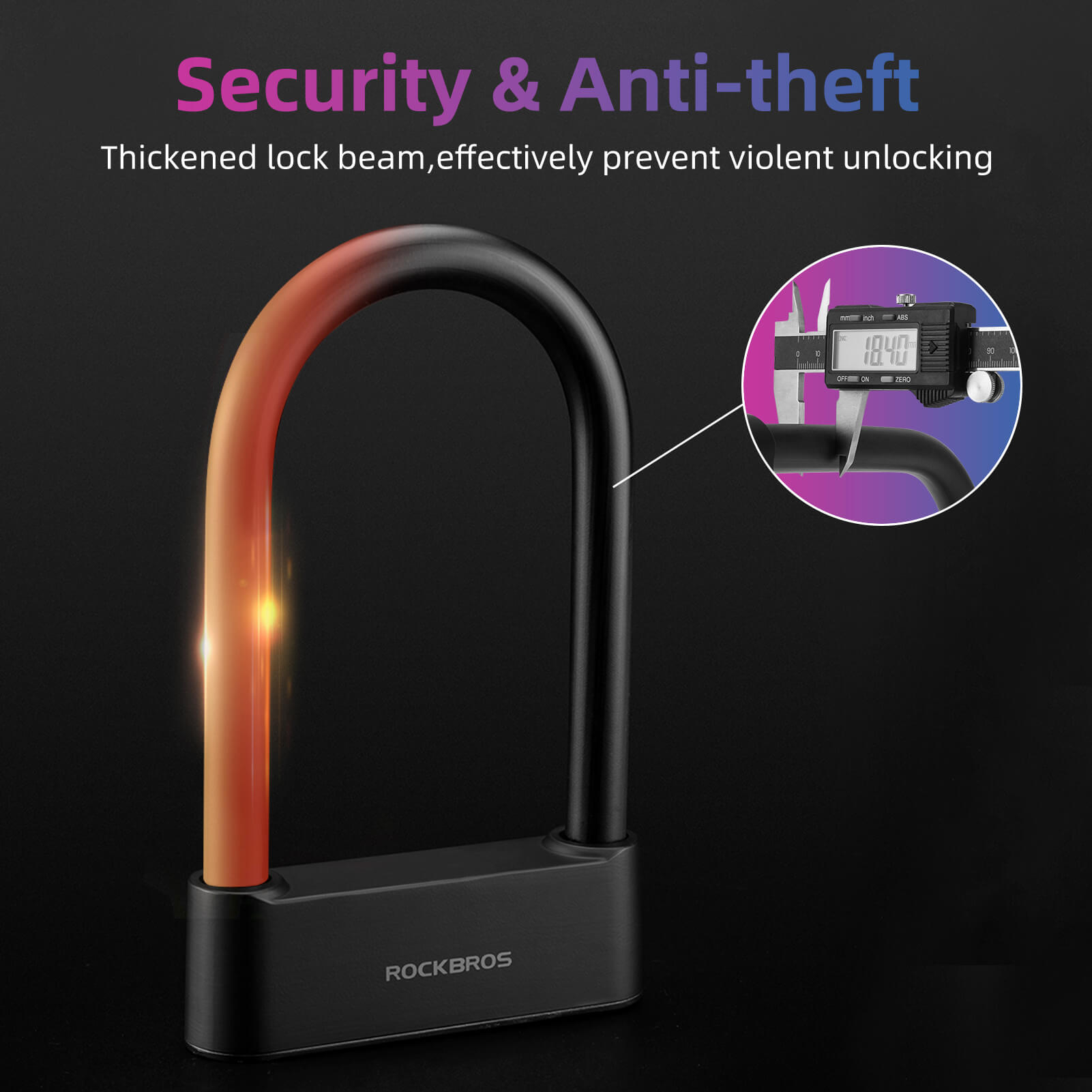 Smart Bluetooth Fingerprint U Lock