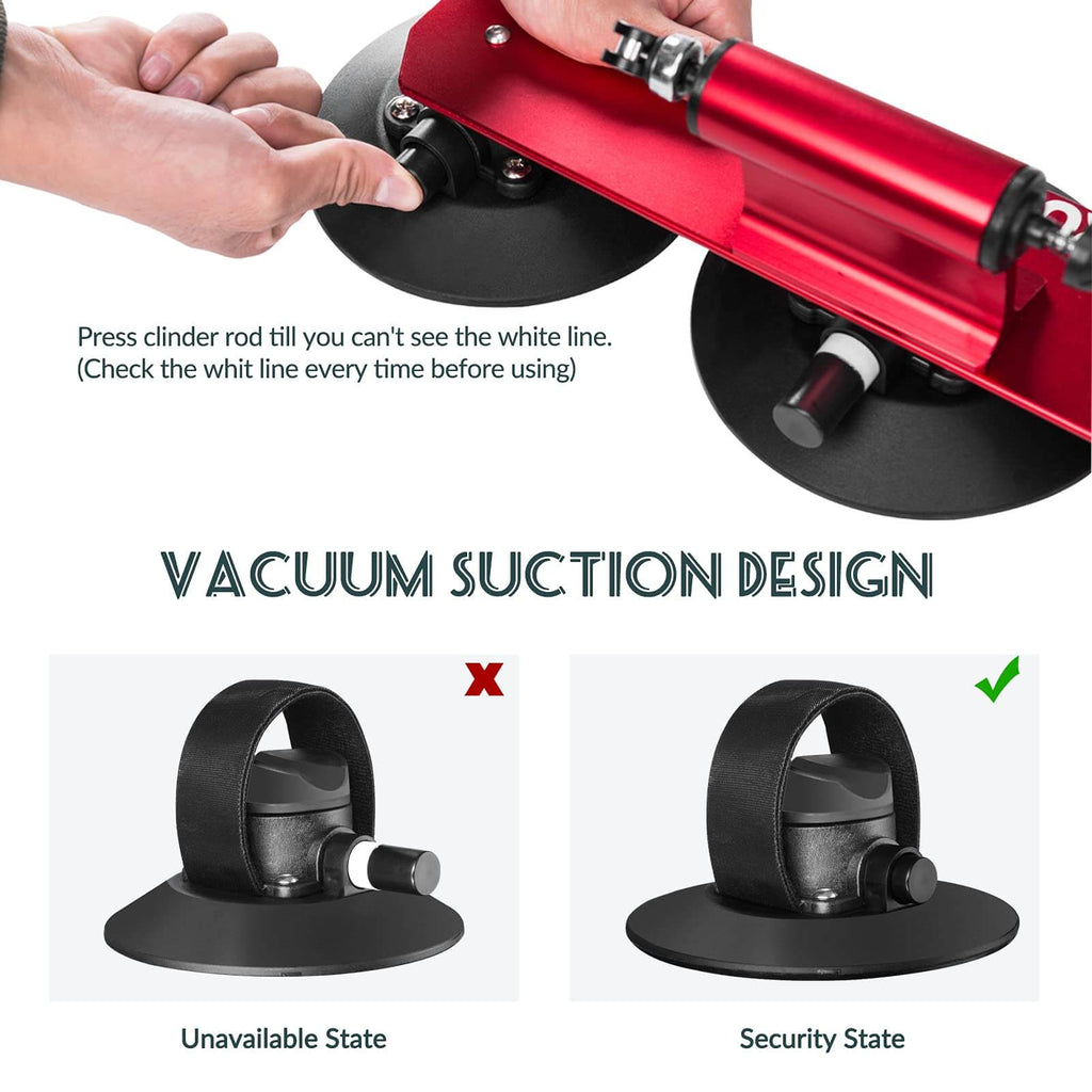 Suction Cup Bike Rack for Car Roof Quick Release Roof Mounted Carrier