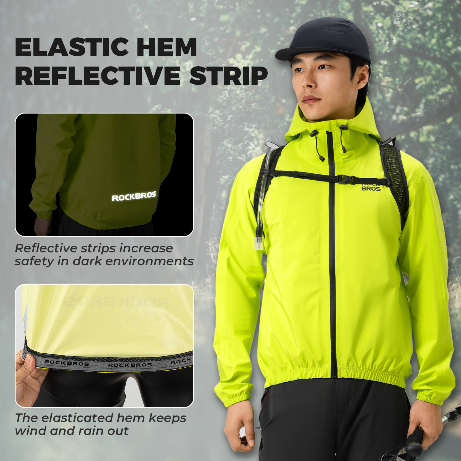 Unisex Waterproof Windproof Cycling Jacket