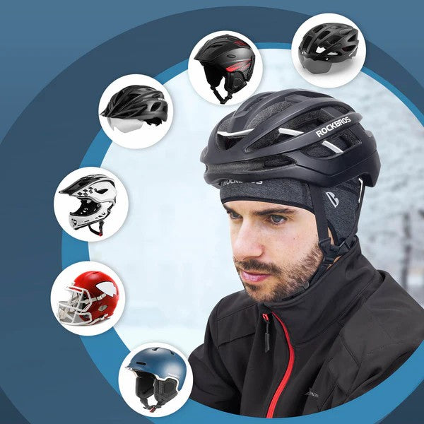 Cycling Skull Cap Helmet Liner with Thermal Fleece