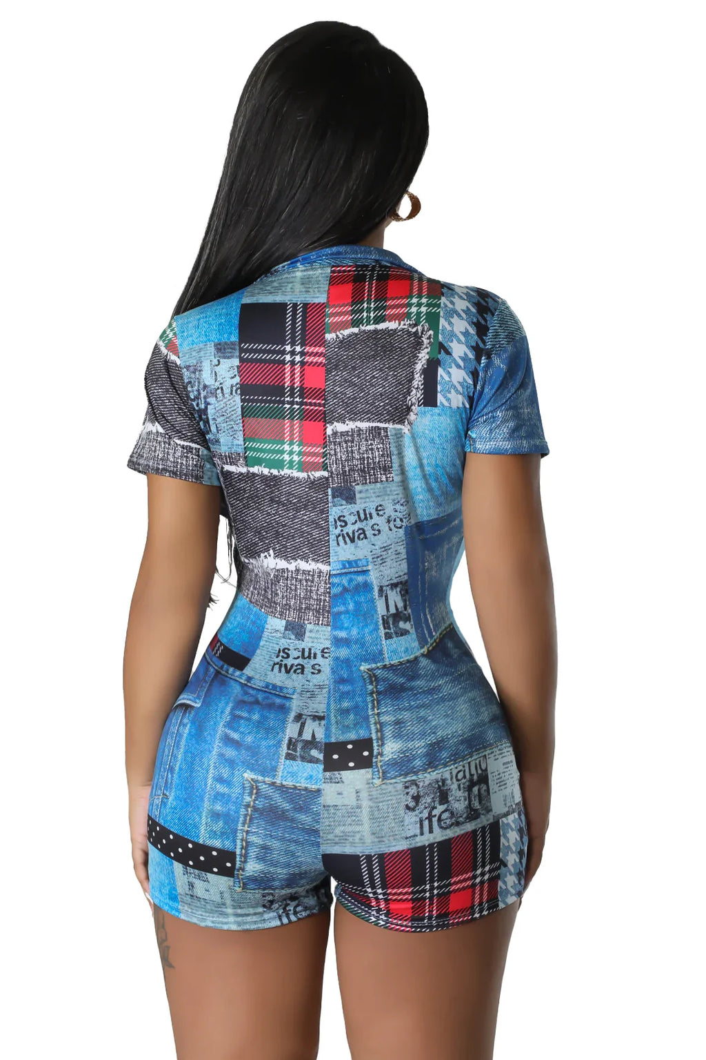 Denim Illusion Romper