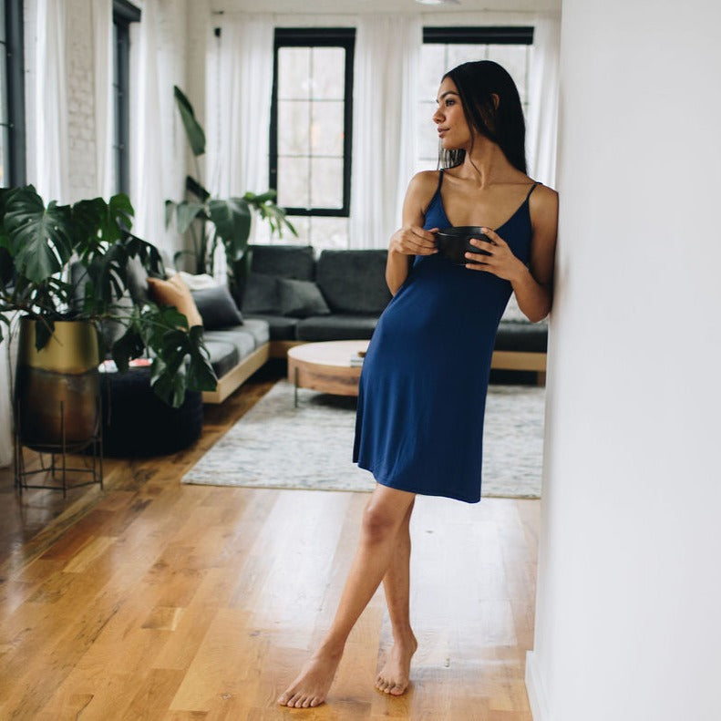 Slip Dress - Navy