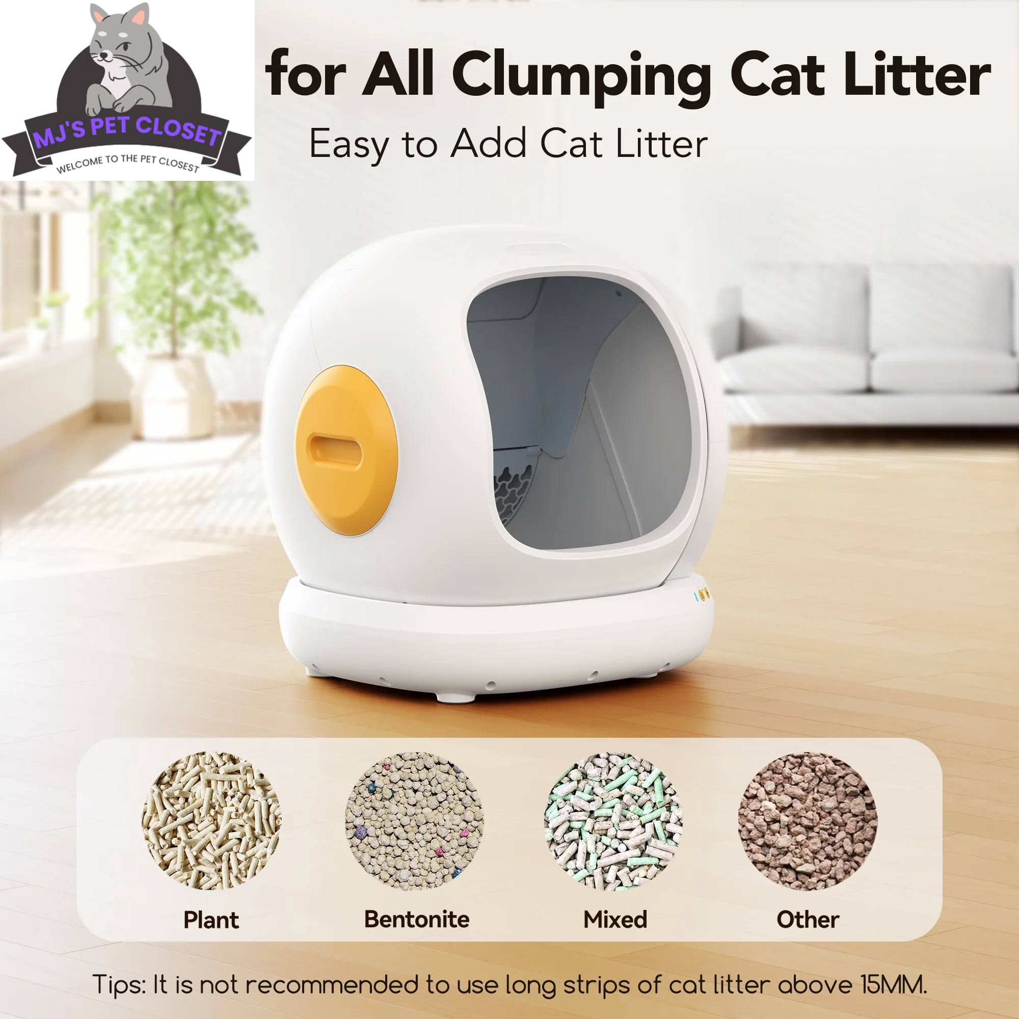 Say goodbye to messy litter boxes! Meet the Smart Self-Cleaning Cat Litter Box with APP Control and Safety Features! 🐾✨ #CatLovers #SmartHome